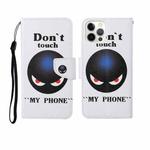 For iPhone 12 Pro Max Painted Pattern Horizontal Flip Leathe Case(Planet)