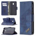 For Nokia C1 Plus Matching Color Crocodile Texture Horizontal Flip PU Leather Case with Wallet & Holder & Card Slots(Blue)