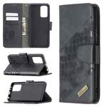 For Xiaomi Redmi Note 10 Pro Matching Color Crocodile Texture Horizontal Flip PU Leather Case with Wallet & Holder & Card Slots(Black)