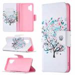 For Samsung Galaxy A32 4G Colored Drawing Pattern Horizontal Flip Leather Case with Holder & Card Slots & Wallet(Little Tree)
