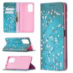 For Xiaomi Redmi Note 10 Pro Colored Drawing Pattern Invisible Magnetic Horizontal Flip PU Leather Case with Holder & Card Slots & Wallet(Plum Blossom)