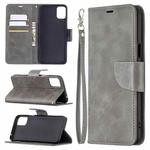For LG K42 Retro Lambskin Texture Pure Color Horizontal Flip PU Leather Case with Holder & Card Slots & Wallet & Lanyard(Grey)