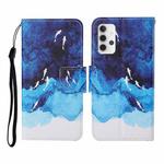 For Samsung Galaxy A32 5G Colored Drawing Pattern Horizontal Flip Leather Case with Holder & Card Slots & Wallet & Lanyard(Watercolor Fish)