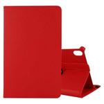 For Lenovo Tab P11 / Tab P11 5G Litchi Texture Horizontal Flip 360 Degrees Rotation Leather Case with Holder(Red)