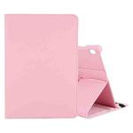 For Lenovo M10 Litchi Texture Horizontal Flip 360 Degrees Rotation Leather Case with Holder(Pink)