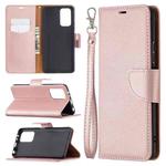For Xiaomi Redmi Note 10 Pro Litchi Texture Pure Color Horizontal Flip Leather Case with Holder & Card Slots & Wallet & Lanyard(Rose Gold)