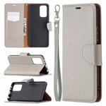 For Xiaomi Redmi Note 10 Pro Litchi Texture Pure Color Horizontal Flip Leather Case with Holder & Card Slots & Wallet & Lanyard(Grey)