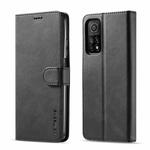 For Xiaomi Redmi Note 10 / Note 10S LC.IMEEKE Calf Texture Horizontal Flip Leather Case with Holder & Card Slots & Wallet(Black)