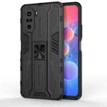 For Xiaomi Redmi K40 / K40 Pro Supersonic PC + TPU Shock-proof Protective Case with Holder(Black)