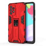 For Samsung Galaxy A52 5G / 4G Supersonic PC + TPU Shock-proof Protective Case with Holder(Red)