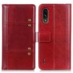 For Motorola Moto E7 Power Peas Crazy Horse Texture Horizontal Flip Leather Case with Holder & Card Slots & Wallet(Red)