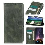 For Xiaomi Mi 10S Mirren Crazy Horse Texture Horizontal Flip Leather Case with Holder & Card Slots & Wallet(Dark Green)