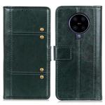 For Nokia 6.3 Peas Crazy Horse Texture Horizontal Flip Leather Case with Holder & Card Slots & Wallet(Green)