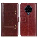 For Nokia 6.3 Peas Crazy Horse Texture Horizontal Flip Leather Case with Holder & Card Slots & Wallet(Brown)