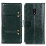 For Nokia C1 Plus Peas Crazy Horse Texture Horizontal Flip Leather Case with Holder & Card Slots & Wallet(Green)