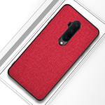 For OnePlus 7T Pro Shockproof Cloth Texture PC+ TPU Protective Case(Red)