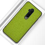 For OnePlus 7T Pro Shockproof Cloth Texture PC+ TPU Protective Case(Green)