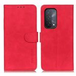 For OPPO A93 5G / A54 5G / A74 5G KHAZNEH Retro Texture PU + TPU Horizontal Flip Leather Case with Holder & Card Slots & Wallet(Red)