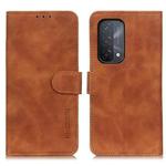 For OPPO A93 5G / A54 5G / A74 5G KHAZNEH Retro Texture PU + TPU Horizontal Flip Leather Case with Holder & Card Slots & Wallet(Brown)