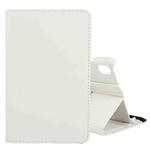 For Lenovo Tab M8 360 Degree Rotation Litchi Texture Horizontal Flip Leather Case with Holder(White)