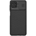 For Samsung Galaxy F62 / M62 NILLKIN Black Mirror Series Camshield Full Coverage Dust-proof Scratch Resistant PC Case(Black)