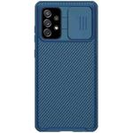 For Samsung Galaxy A72 5G / 4G NILLKIN Black Mirror Pro Series Camshield Full Coverage Dust-proof Scratch Resistant PC Case(Blue)