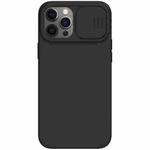 For iPhone 12 Pro Max NILLKIN CamShield Liquid Silicone + PC Full Coverage Case(Black)