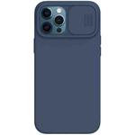 For iPhone 12 Pro Max NILLKIN CamShield Liquid Silicone + PC Full Coverage Case(Blue)