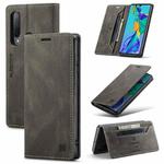 For Huawei P30 Lite AutSpace A01 Retro Skin-feel Crazy Horse Texture Horizontal Flip Leather Case with Holder & Card Slots & Wallet & RFID(Coffee)