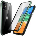 For iPhone 11 PC Magneto Shell Series All-Inclusive Anti-Fall Waterproof Protection Case(Atrovirens)
