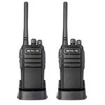 1 Pair RETEVIS RT21 2.5W EU Frequency 400-480MHz 16CH Handheld Walkie Talkie, EU Plug