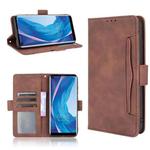 For Ulefone Note 11P Skin Feel Calf Pattern Horizontal Flip Leather Case with Holder & Card Slots & Photo Frame(Brown)