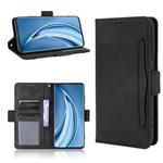 For Xiaomi Mi 10S Skin Feel Calf Pattern Horizontal Flip Leather Case with Holder & Card Slots & Photo Frame(Black)