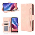 For Xiaomi Mi 11i Skin Feel Calf Pattern Horizontal Flip Leather Case with Holder & Card Slots & Photo Frame(Pink)