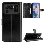 For Xiaomi Mi 11 Ultra Retro Crazy Horse Texture Horizontal Flip Leather Case with Holder & Card Slots & Photo Frame(Black)