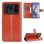 For Xiaomi Mi 11 Ultra Retro Crazy Horse Texture Horizontal Flip Leather Case with Holder & Card Slots & Photo Frame(Brown)