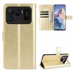 For Xiaomi Mi 11 Ultra Retro Crazy Horse Texture Horizontal Flip Leather Case with Holder & Card Slots & Photo Frame(Gold)