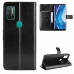 For Ulefone Note 11P Retro Crazy Horse Texture Horizontal Flip Leather Case with Holder & Card Slots & Photo Frame(Black)