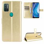 For Ulefone Note 11P Retro Crazy Horse Texture Horizontal Flip Leather Case with Holder & Card Slots & Photo Frame(Gold)