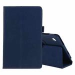 For Lenovo Tab M7 Litchi Texture Solid Color Horizontal Flip Leather Case with Holder & Pen Slot(Dark Blue)