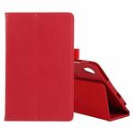 For Lenovo Tab M8 Litchi Texture Solid Color Horizontal Flip Leather Case with Holder & Pen Slot(Red)