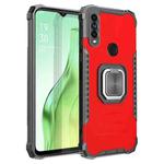 For OPPO A31 / A8 Fierce Warrior Series Armor All-inclusive Shockproof Aluminum Alloy + TPU Protective Case with Ring Holder(Red)