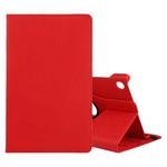 For Lenovo M10 HD Litchi Texture Solid Color Horizontal Flip Leather Case with Holder & Pen Slot(Red)