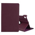 For Lenovo M10 HD Litchi Texture Solid Color Horizontal Flip Leather Case with Holder & Pen Slot(Purple)