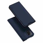 For OPPO A53 5G/A73 5G DUX DUCIS Skin Pro Series Horizontal Flip PU + TPU Leather Case with Holder & Card Slots(Dark Blue)