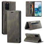 For Samsung Galaxy S20+ AutSpace A01 Retro Skin-feel Crazy Horse Texture Horizontal Flip Leather Case with Holder & Card Slots & Wallet & RFID(Coffee)