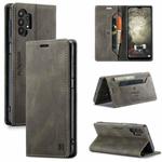 For Samsung Galaxy A32 5G AutSpace A01 Retro Skin-feel Crazy Horse Texture Horizontal Flip Leather Case with Holder & Card Slots & Wallet & RFID(Coffee)