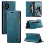 For Samsung Galaxy A32 5G AutSpace A01 Retro Skin-feel Crazy Horse Texture Horizontal Flip Leather Case with Holder & Card Slots & Wallet & RFID(Blue)