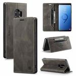 For Samsung Galaxy S9+ AutSpace A01 Retro Skin-feel Crazy Horse Texture Horizontal Flip Leather Case with Holder & Card Slots & Wallet & RFID(Coffee)