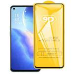 For OPPO Reno5 K 9D Full Glue Full Screen Tempered Glass Film